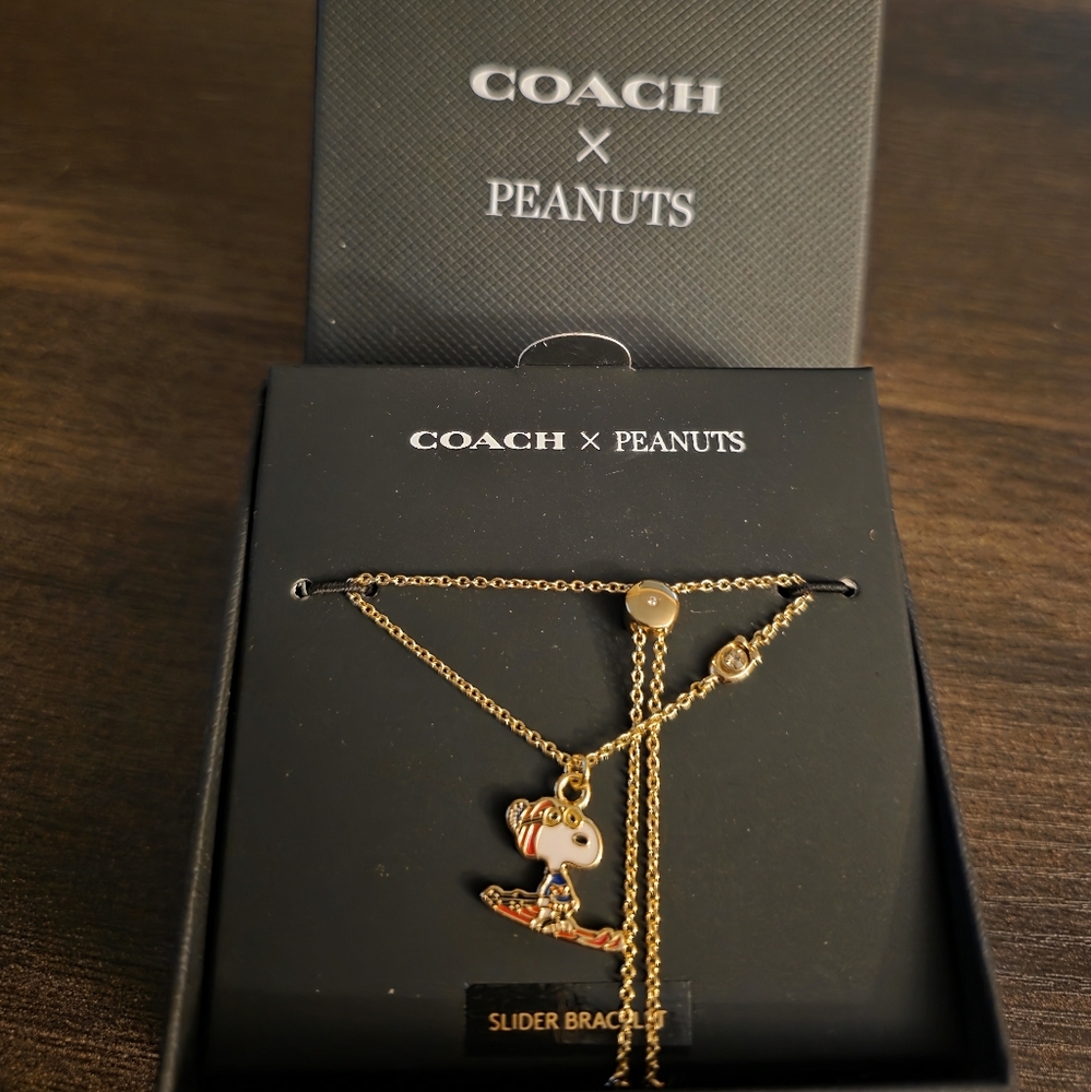 Coach x Peanuts Skiing Snoopy Bracelet